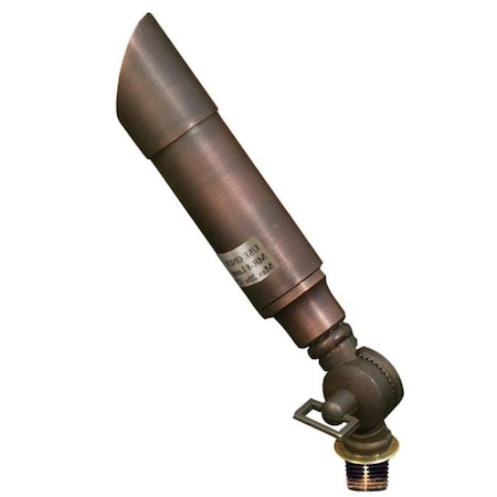Dabmar Lighting Dabmar Lighting LV28-ABZ Solid Brass Directional Spotlight with Hood; Antique Bronze LV28-ABZ